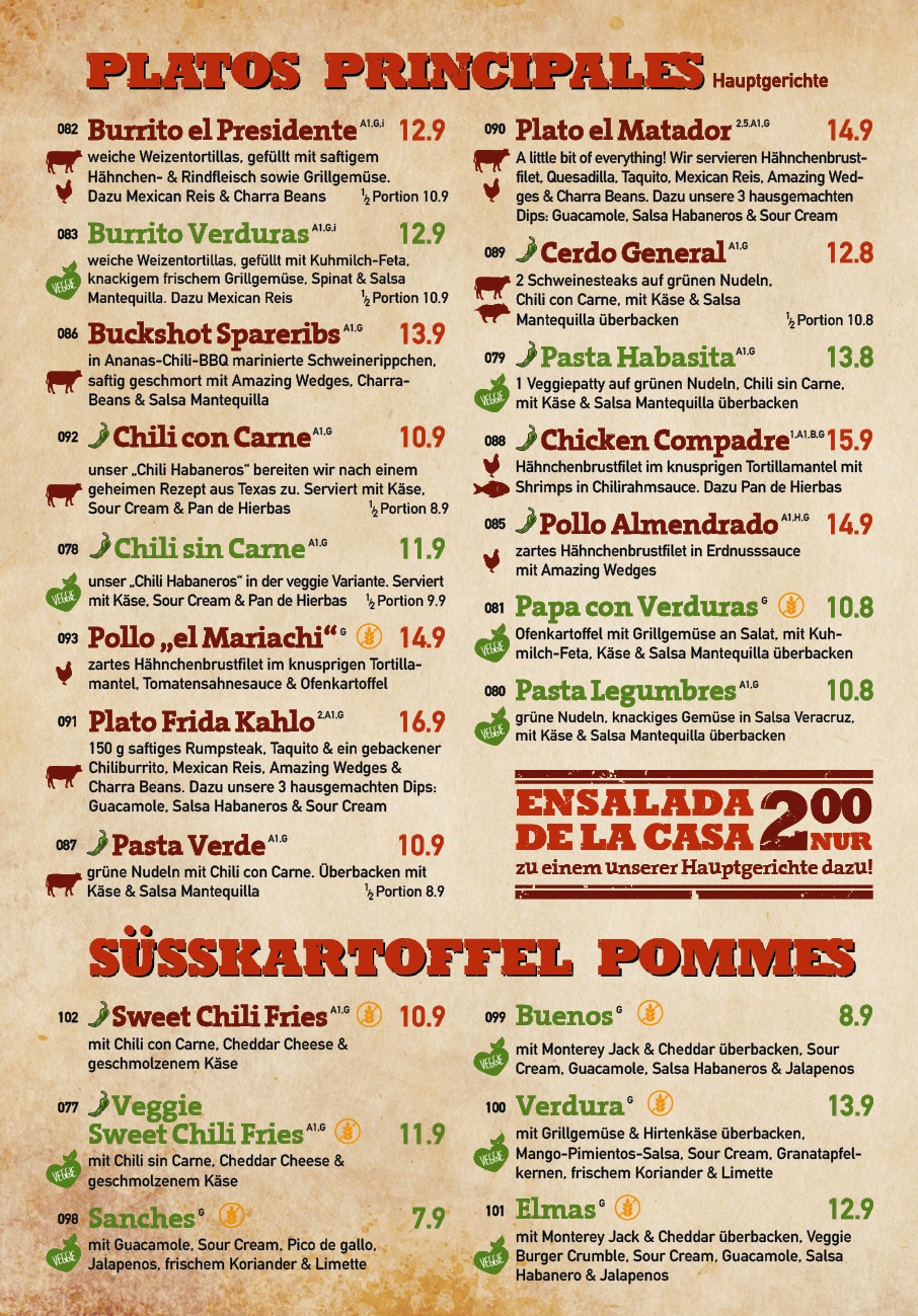 Habaneros Wurzburg Texican Restaurant Y Bar